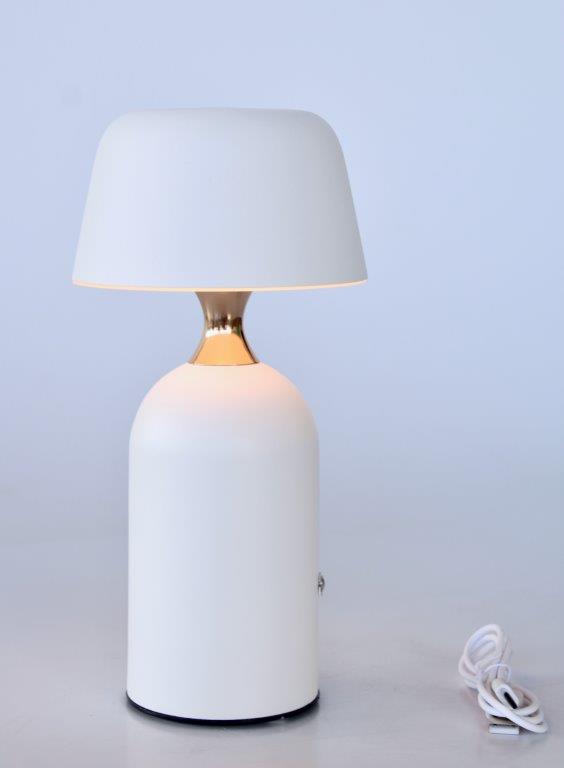 Led White Lamp With Dome Shade